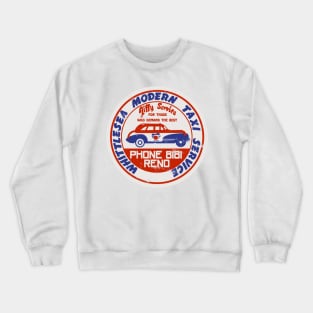 Vintage Whittlesea Modern Taxi Service Crewneck Sweatshirt
